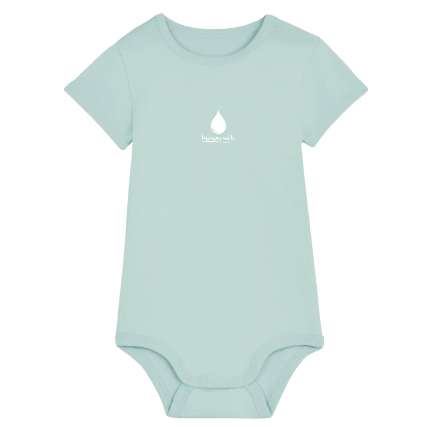 Milk Drop Baby Bodysuit. 6 colour options
