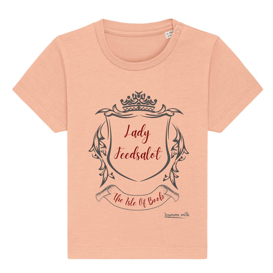 Lady Feedsalot from the Isle of Boob, Baby & Toddler T-shirt, 6 colour options