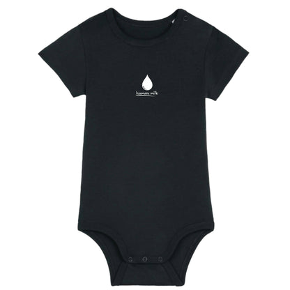 Milk Drop Baby Bodysuit. 6 colour options