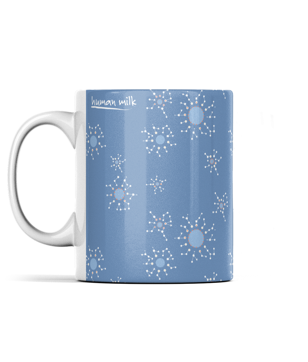 Snowflake Mug, Blue
