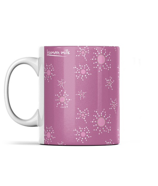Snowflake Mug, Pink