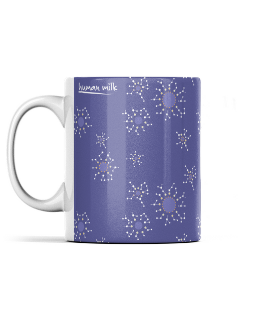 Snowflake Mug, Purple